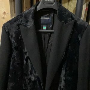 Calfskin Coat by Class Roberto Cavalli
